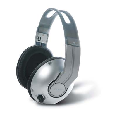 Coby CV320 DIGITAL REFERENCE STEREO HEADPHONES with DUAL VOLUME CONTROLS