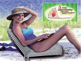 Lentek Koolatron MA02M MultiAngle Lounger Indoor Outdoor with Handle Gift Box