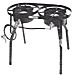 Masterbuilt MDCL Camping Combo Double Gas Cooker with Detachable Legs