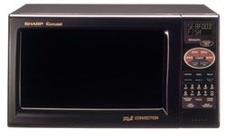 Sharp R820BK Double Grill Convection 900 Watt Microwave Oven Black