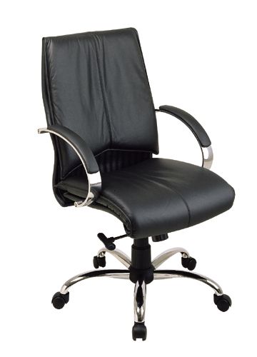 Executive Desk - Office Star Office Chair Executive Leather Mid-back - 8201