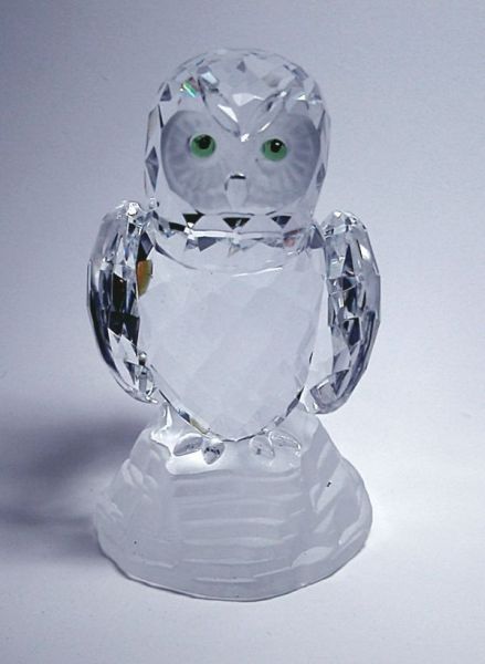 Crystal Florida Owl on a Stand 4 Inch - 2002-53