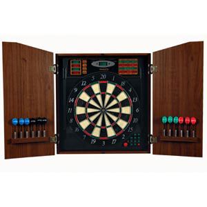 Wood Board Games - Spalding-Halex H5400X Dart Board In Wood Cabinet - 65164