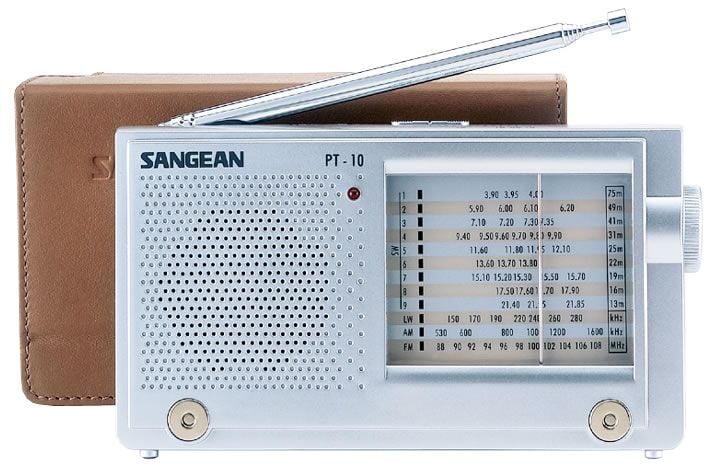 Sangean AMFM Stereo LWSW Shortwave World Band Travel Radio PT10