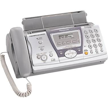 Panasonic Fax Machine - Panasonic KX-FP145 Slim Fax Machine And Copier With Answering System