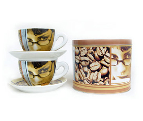 Cuisinox CUP599C Set of 2 Espresso Cup and Saucers