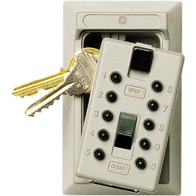 GE AccessPoint 001409 clay Permanent Pushbutton KeySafe