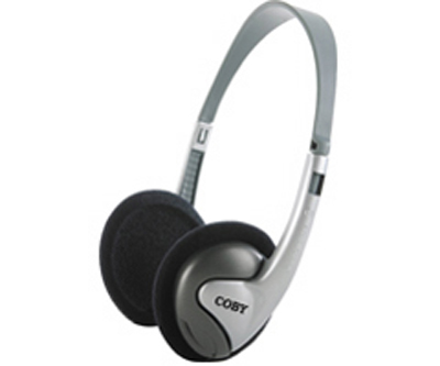Coby CVH89 SUPER BASS DIGITAL STEREO HEADPHONES W/ VOLUME CONTROL