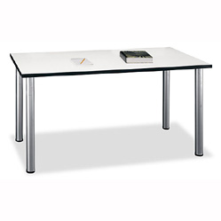 Bush Furniture - Bush Business Furniture TS85202 White Spectrum Aspen Large Rectangle Table