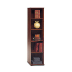 Furniture Bookcase - Bush Business Furniture WC24412 Hansen Cherry Series C Open Single Bookcase