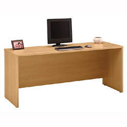 Bush Furniture - Bush Business Furniture WC60326 Light Oak Series C Credenza 72 Inch