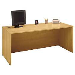 Desk Furniture - Bush Business Furniture WC60336 Light Oak Series C Desk 72 Inch