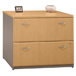 Bush Furniture - Bush Business Furniture WC64354SU Light Oak - Sage Series A Lateral File Assembled