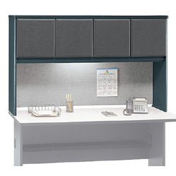 Bush Furniture - Bush Business Furniture WC84861 Slate - White Spectrum Series A 60 Inch Hutch