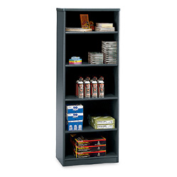 Bookcase Furniture - Bush Business Furniture WC84865 Slate Series A Bookcase 5 Shelf