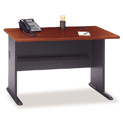 Desk Furniture - Bush Business Furniture WC90448A Hansen Cherry - Galaxy Series A 48 Inch Desk