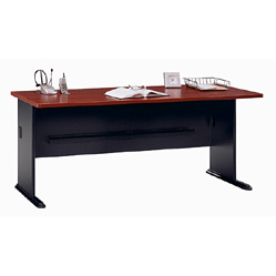 Bush Desk - Bush Business Furniture WC94472 Hansen Cherry - Galaxy Series A 72 Inch Desk