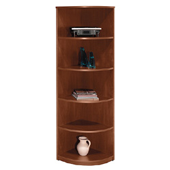 Bookcase Furniture - Bush Business Furniture WL24405 Hansen Cherry Universal Wall System Demi Bookcase