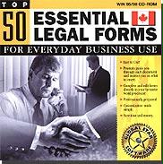 Global Star Software 99273 Top 50 Essential Canadian Legal Forms