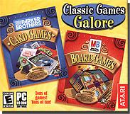 Atari Classic Games - ATARI 25191 Classic Games Galore Parker Brothers Card Games And Milton Bradley Board Games