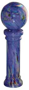 Alpine GID100BL Gazing Globe Blue with Glass Stand