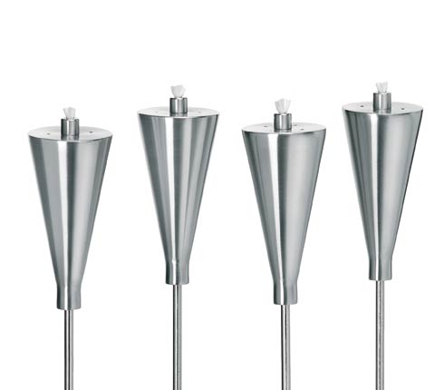 Blomus 65012 ORCHOS miniature torches set of 4