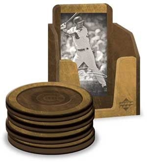 Upper Deck MLB Executive Collection Coaster Set Chicago Cubs Nomar Garciaparra 40003