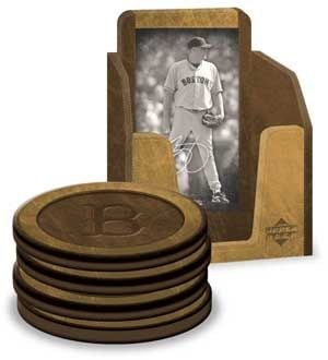 Upper Deck MLB Executive Collection Coaster Set Boston Red Sox Curt Schilling 40008