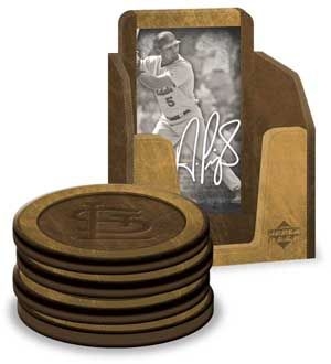 Upper Deck MLB Executive Collection Coaster Set St. Louis Cardinals - Albert Pujols 40013