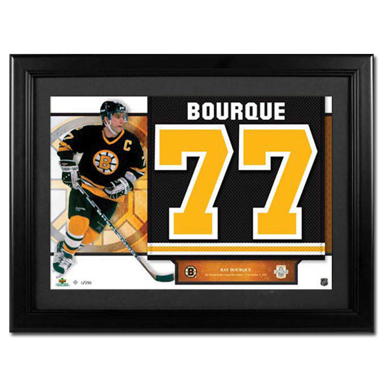 Upper Deck NHL Retired Jersey Numbers Collection Ray Bourque Boston Bruins 41008