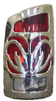 V-Tech 1994-02 Dodge Ram Big Horns-Chrome Taillight Covers 1327193