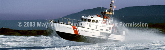 ClearVue Graphics Window Graphic - 16x54 Coast Guard Lifeboat MIL-029-16-54