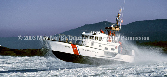 ClearVue Graphics Window Graphic - 30x65 Coast Guard Lifeboat MIL-029-30-65
