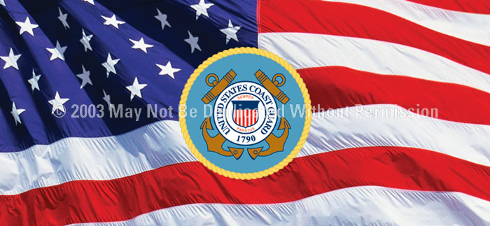 ClearVue Graphics Window Graphic - 30x65 U.S. Coast Guard 3 MIL-033-30-65