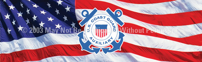 ClearVue Graphics Window Graphic - 20x65 U.S. Coast Guard Auxiliary MIL-037-20-65