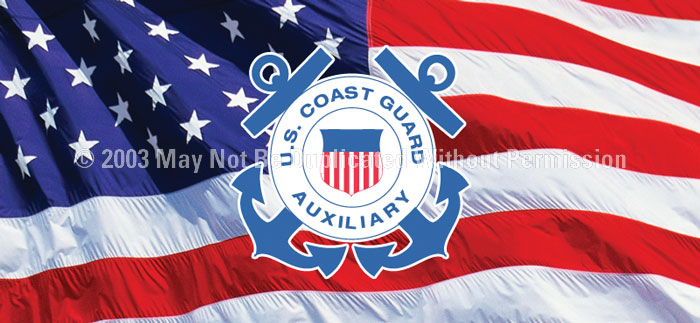 ClearVue Graphics Window Graphic - 30x65 U.S. Coast Guard Auxiliary MIL-037-30-65