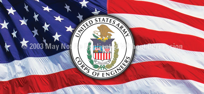 ClearVue Graphics Window Graphic 30x65 U.S. Army Corps of Engineers MIL0393065