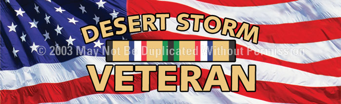 ClearVue Graphics Window Graphic - 16x54 Desert Storm Veteran MIL-054-16-54