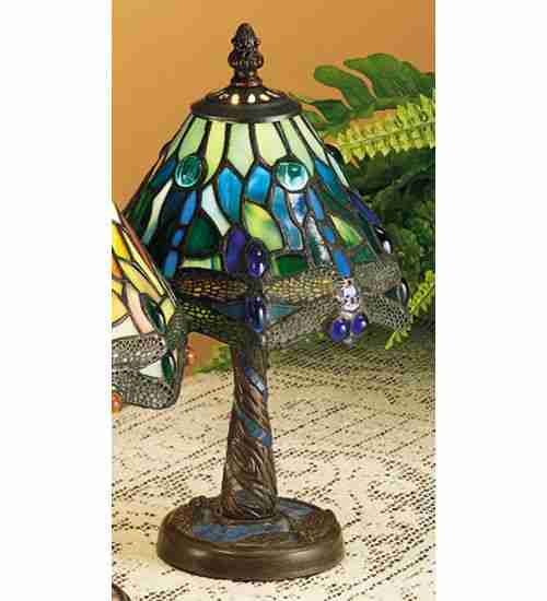 Meyda Tiffany 26617 12 Inch H Hanginghead Dragonfly Mini Lamp