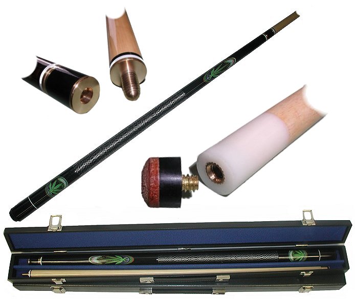 Pool Cue Stick - POT LEAF Hardwood Cue Pool Stick