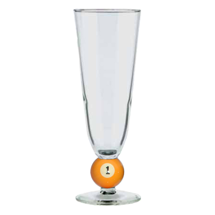 12 oz Pilsner Billiard Ball Glass No. 1