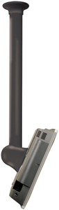 PEERLESS LCC-18C adjustable length LCD Ceiling Mounts With Cord Management Covers Black