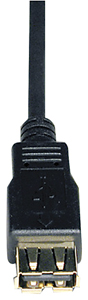 TRIPPLITE U024010 AMale to AFemale USB 2.0 Gold Extension Cable 10ft