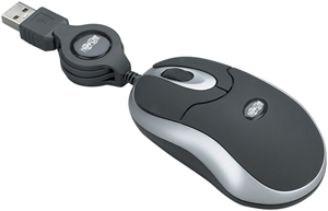 TRIPPLITE IN3000WI Notebook Laptop Mini Optical Mouse with Retractable 31 Inch USB Cable