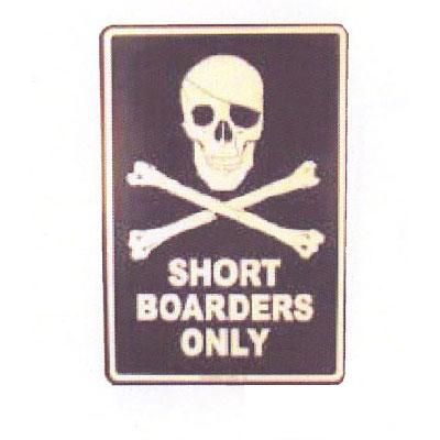 Sf42 12x18 Aluminum Sign Short Boarders Only