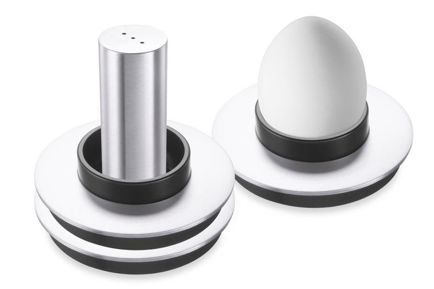 Zack 20779 DURO egg cups with salt shaker20779