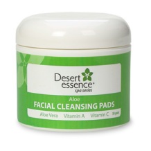 Facial Cleansing - Desert Essence Aloe Facial Cleansing Pads 50 Pads DE-038