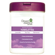 Desert Essence Aroma Essence Towelettes 25 wipes... by Desert Essence