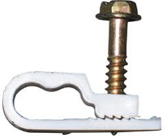 Steren 200-964WH Grip Clip Dual Cable Clips