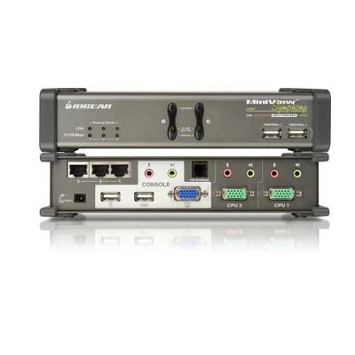 IO Gear GCS1772 2 Port Symphony KVM Switch by IO Gear